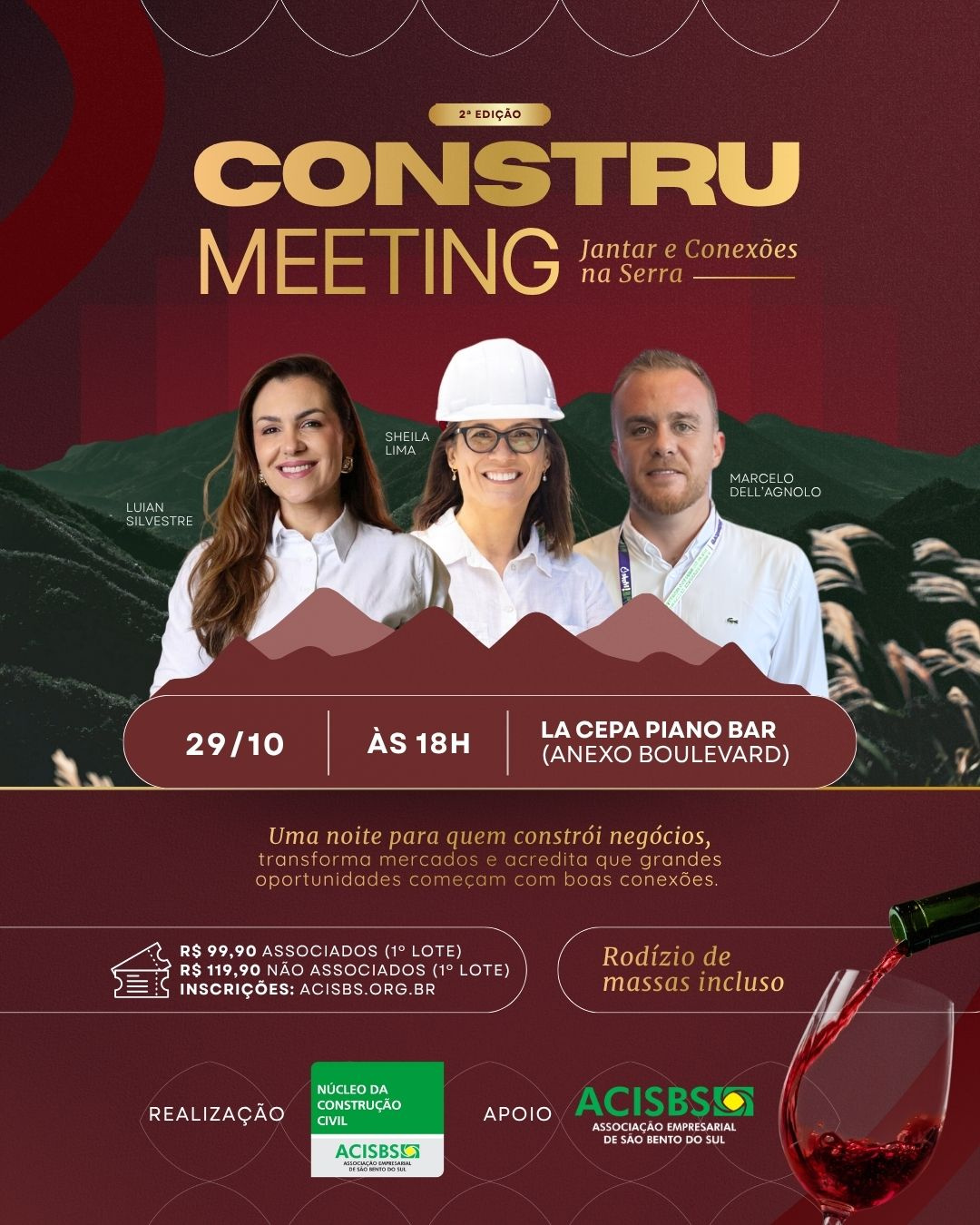 CONSTRU MEETING | 2ª Edição | 1º Lote até 11/09 — sujeito à disponibilidade.